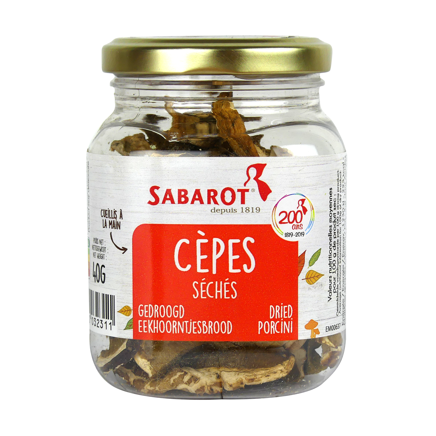 Champignon sec retail