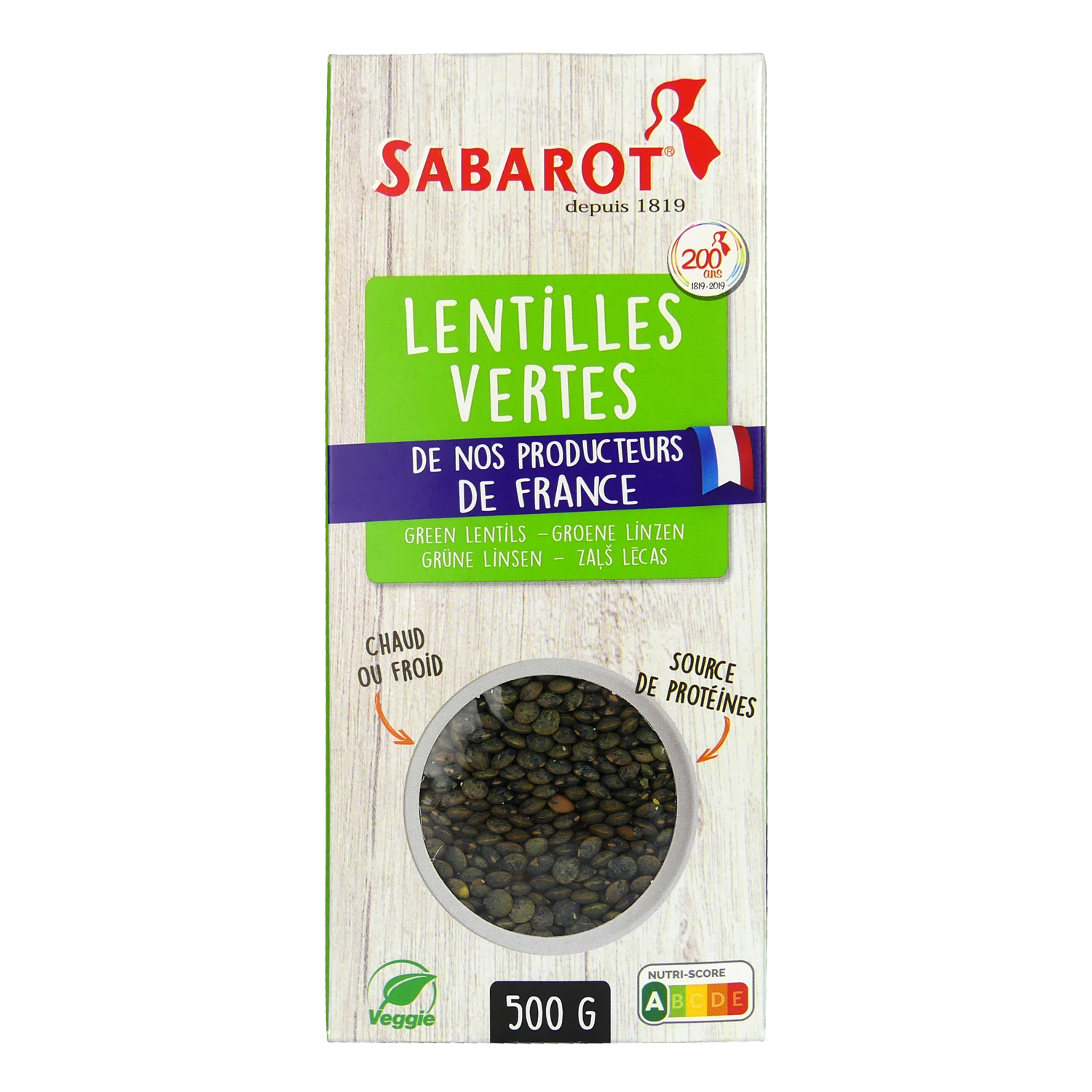 produit lentille verte de france sabarot