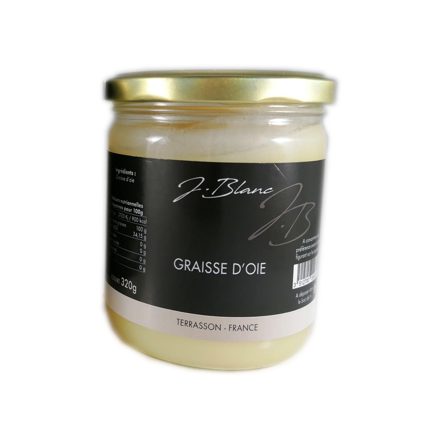 produit Graisse d'oie 320g j.blanc