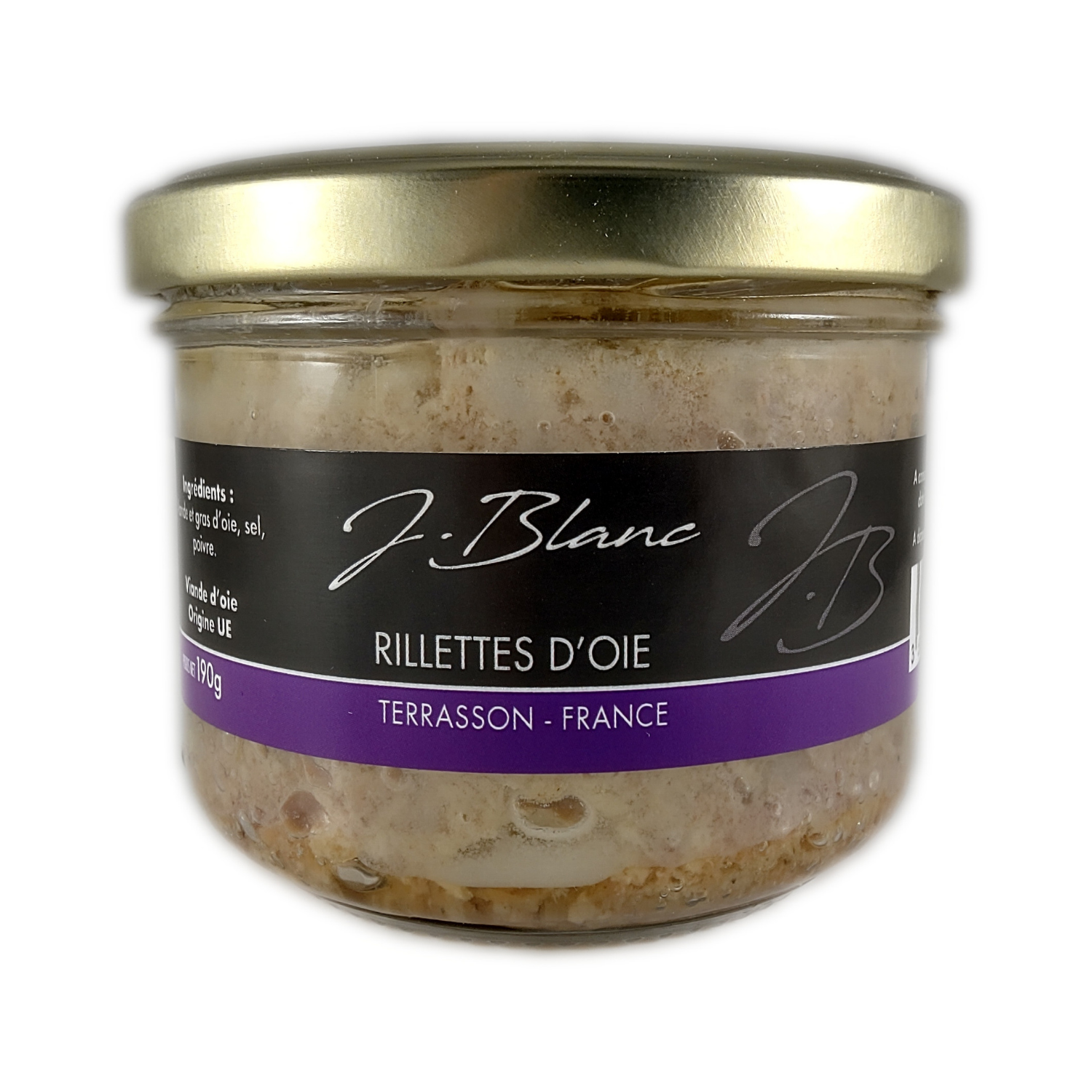 produit Rillettes d'oie 190g j.blanc